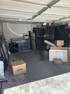 junk in garage